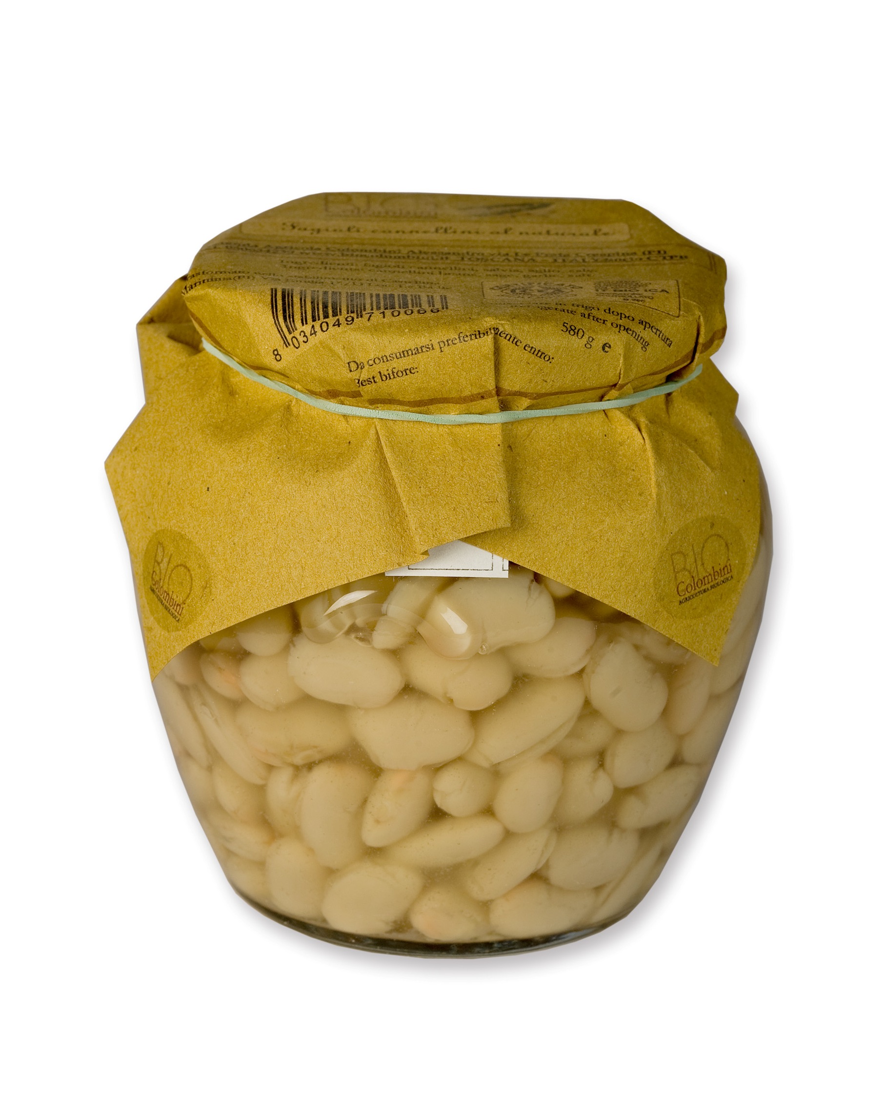 Weiße Naturbelassene Cannellini Bohnen Bio Colombini Cod. 2245