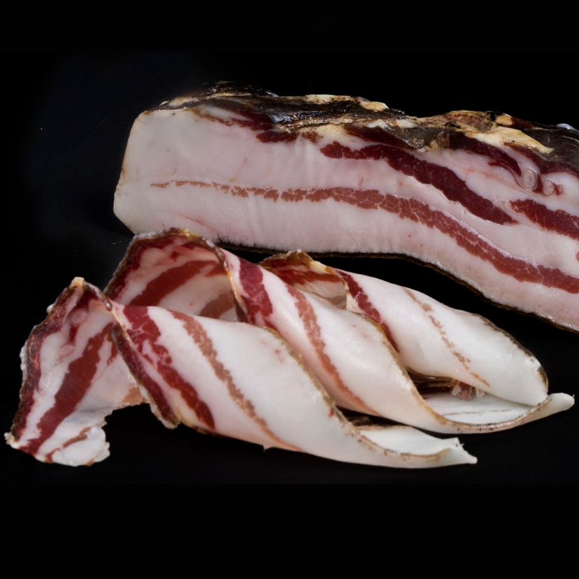 Pancetta Vom Schwarzen Kalabrischen Schwein (suino Nero Di Calabria